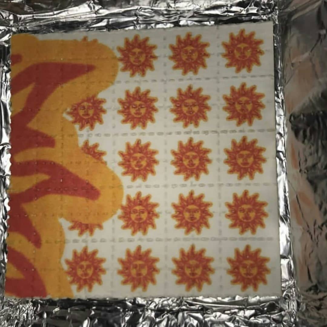 LSD-Blatt Psychedelika